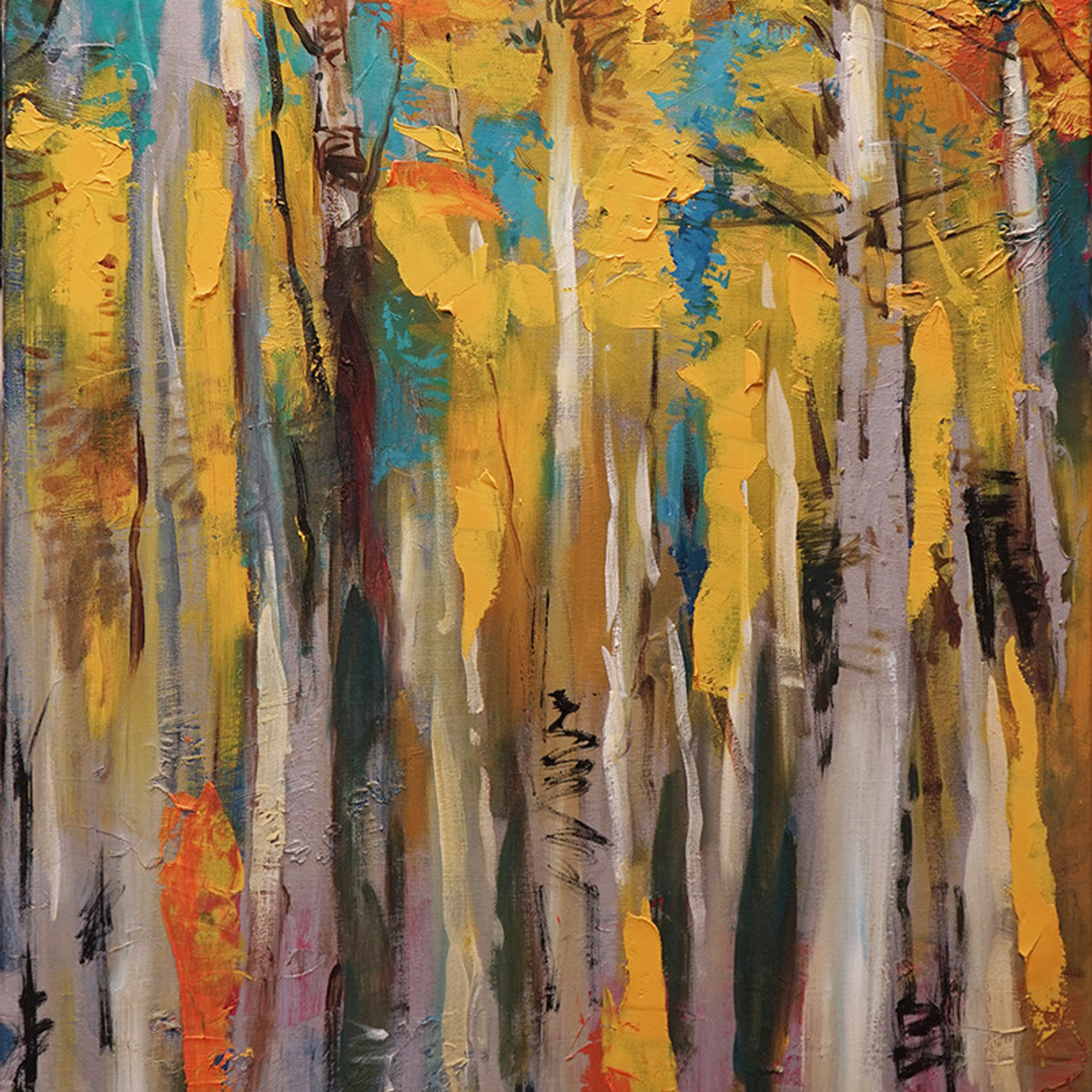 Золото осени - 60х120см, холст, масло.