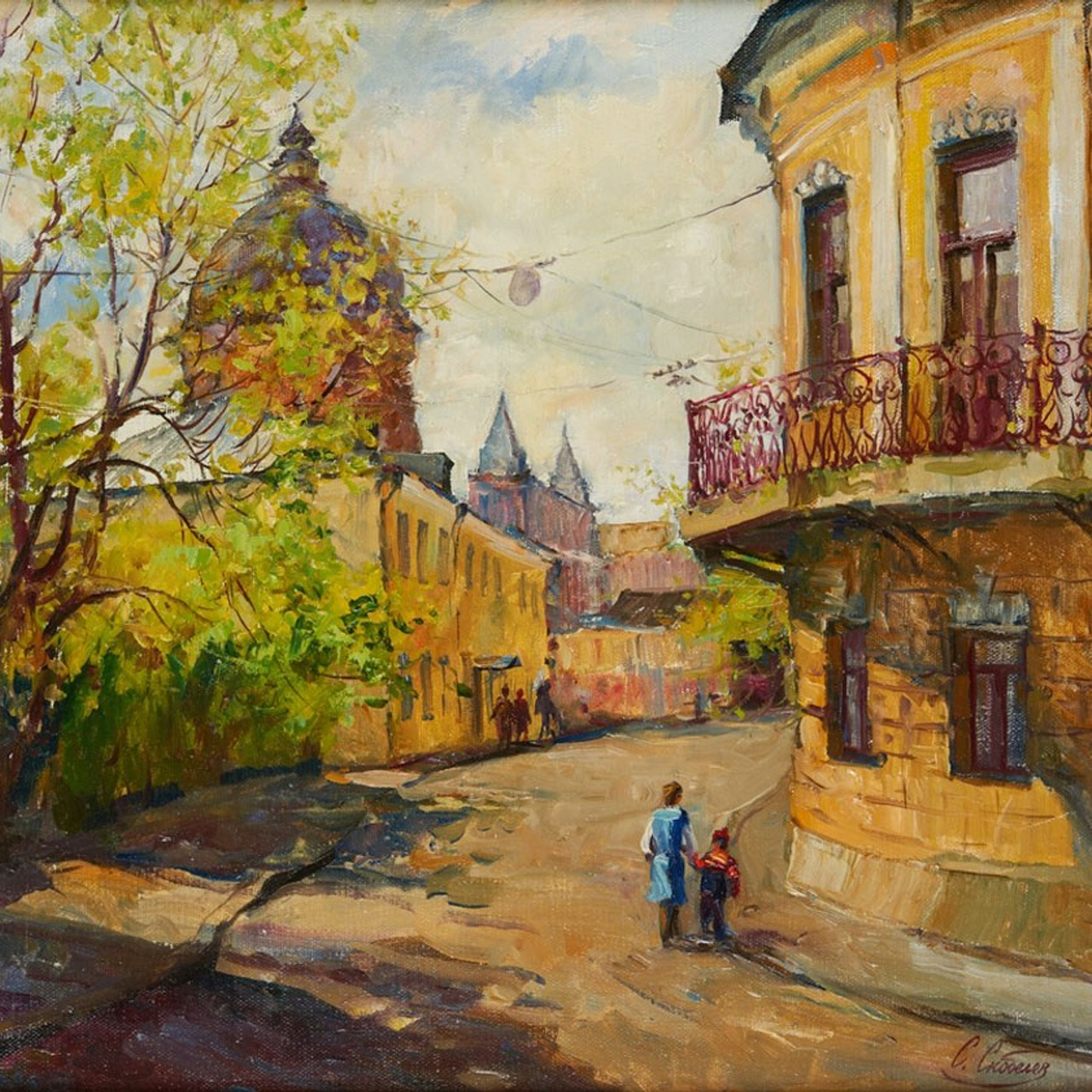 Май в Москве, Хохловский переулок
