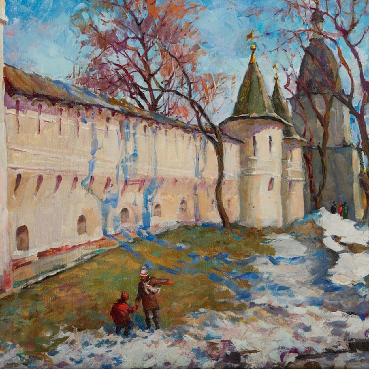 Станислав Скобелев — картины маслом. Москва и русская деревня