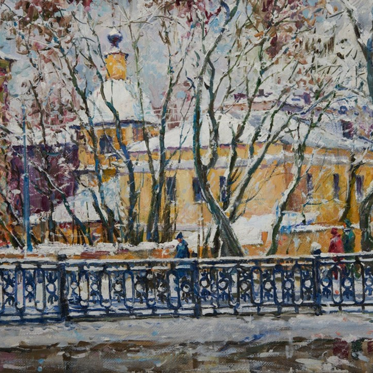 Станислав Скобелев — картины маслом. Москва и русская деревня