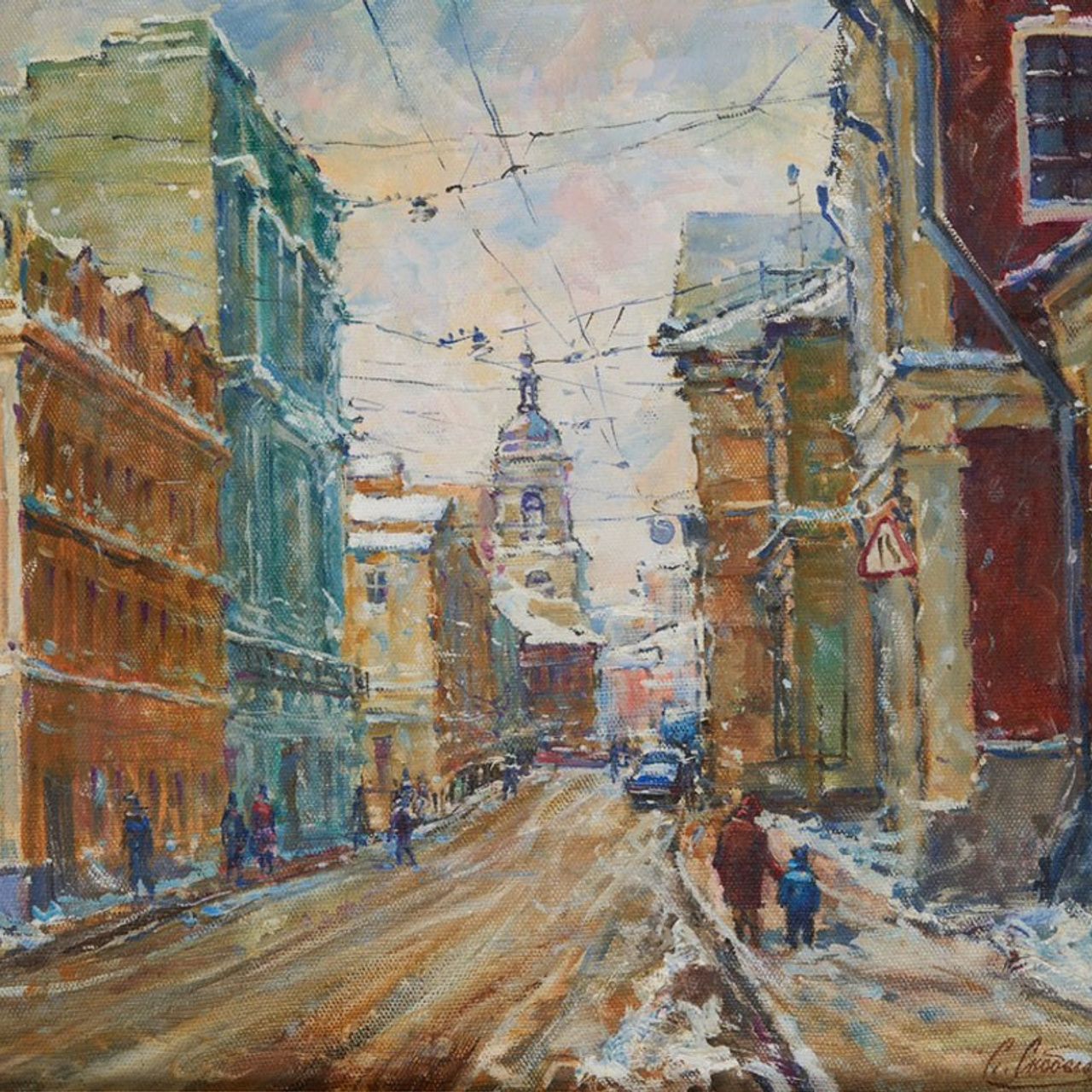 Станислав Скобелев — картины маслом. Москва и русская деревня