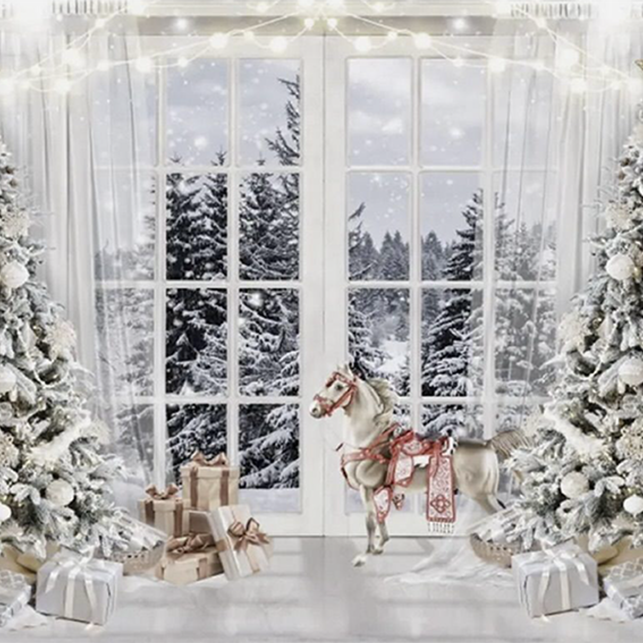 Фотозона в Мкр Красногорский — белая