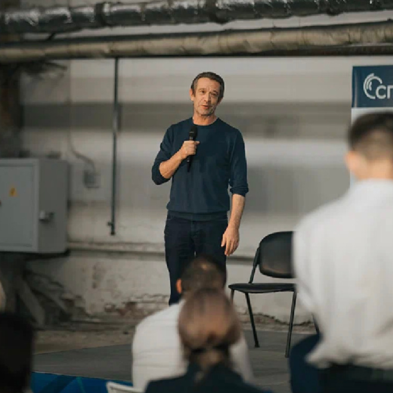 Творческая встреча с В. Машковым для рабочих завода. Event-агентство «Апельсин» Ижевск