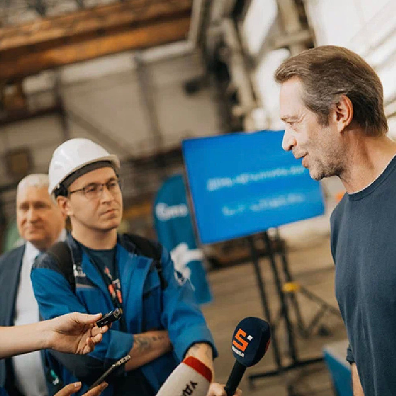 Творческая встреча с В. Машковым для рабочих завода. Event-агентство «Апельсин» Ижевск