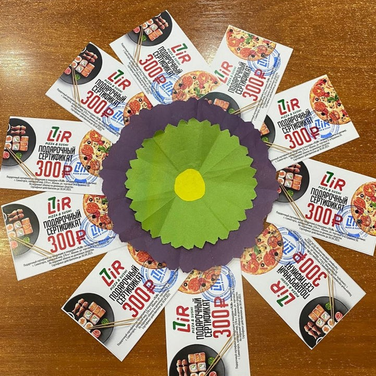 Поощрительные подарки для победителей