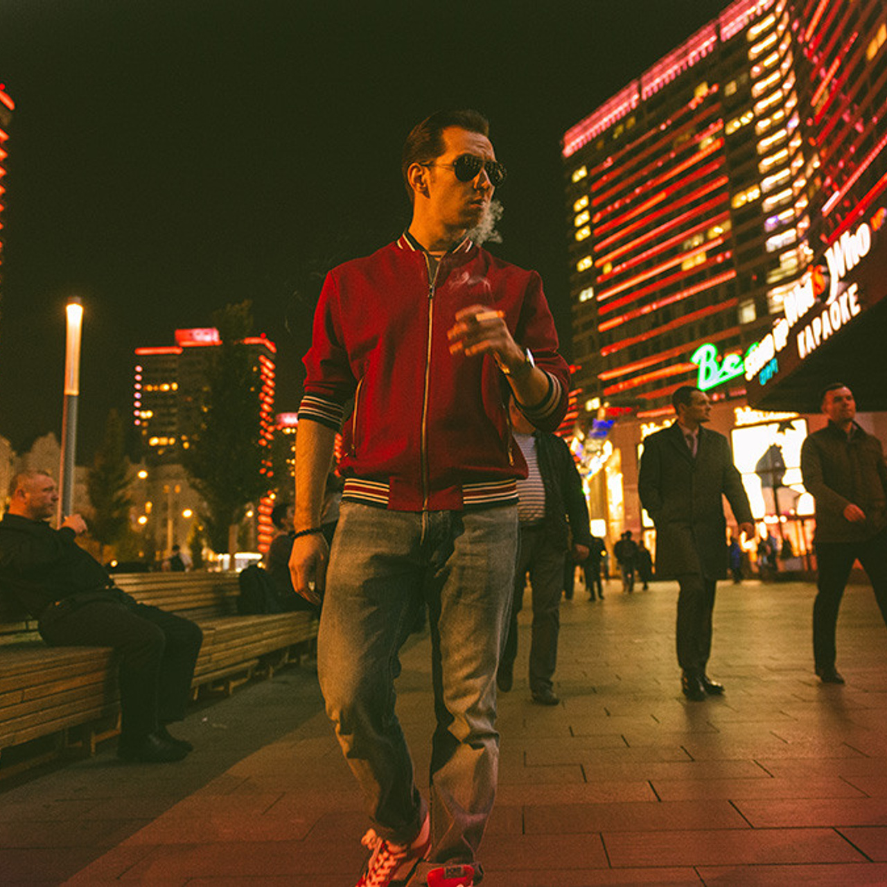 Мужская съёмка на улице. Коваленко Светлана, фотограф в Москве. Концерты, события и люди