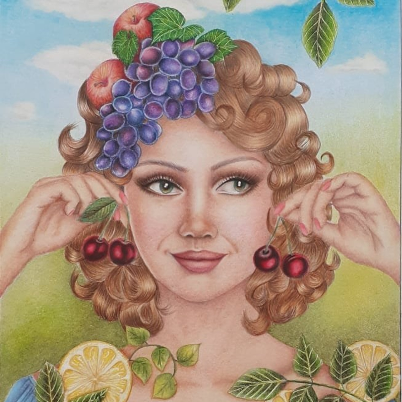 Dreams Авторская раскраска Алёны Лазаревой. Раскраски Алёны Лазаревой