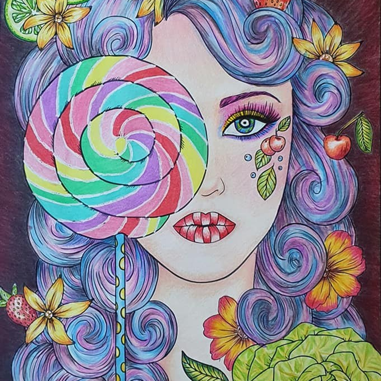 Sweet Dreams Авторская раскраска, Линейная. Российская редакция. Раскраски Алёны Лазаревой