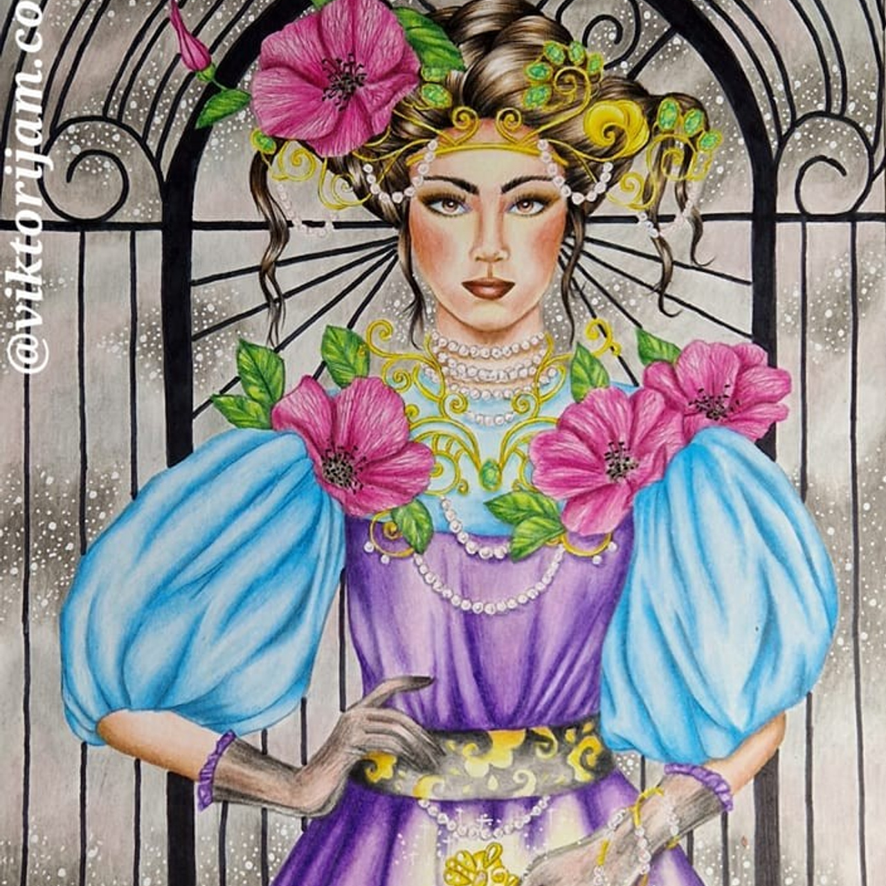 Dreams Авторская раскраска Алёны Лазаревой. Раскраски Алёны Лазаревой