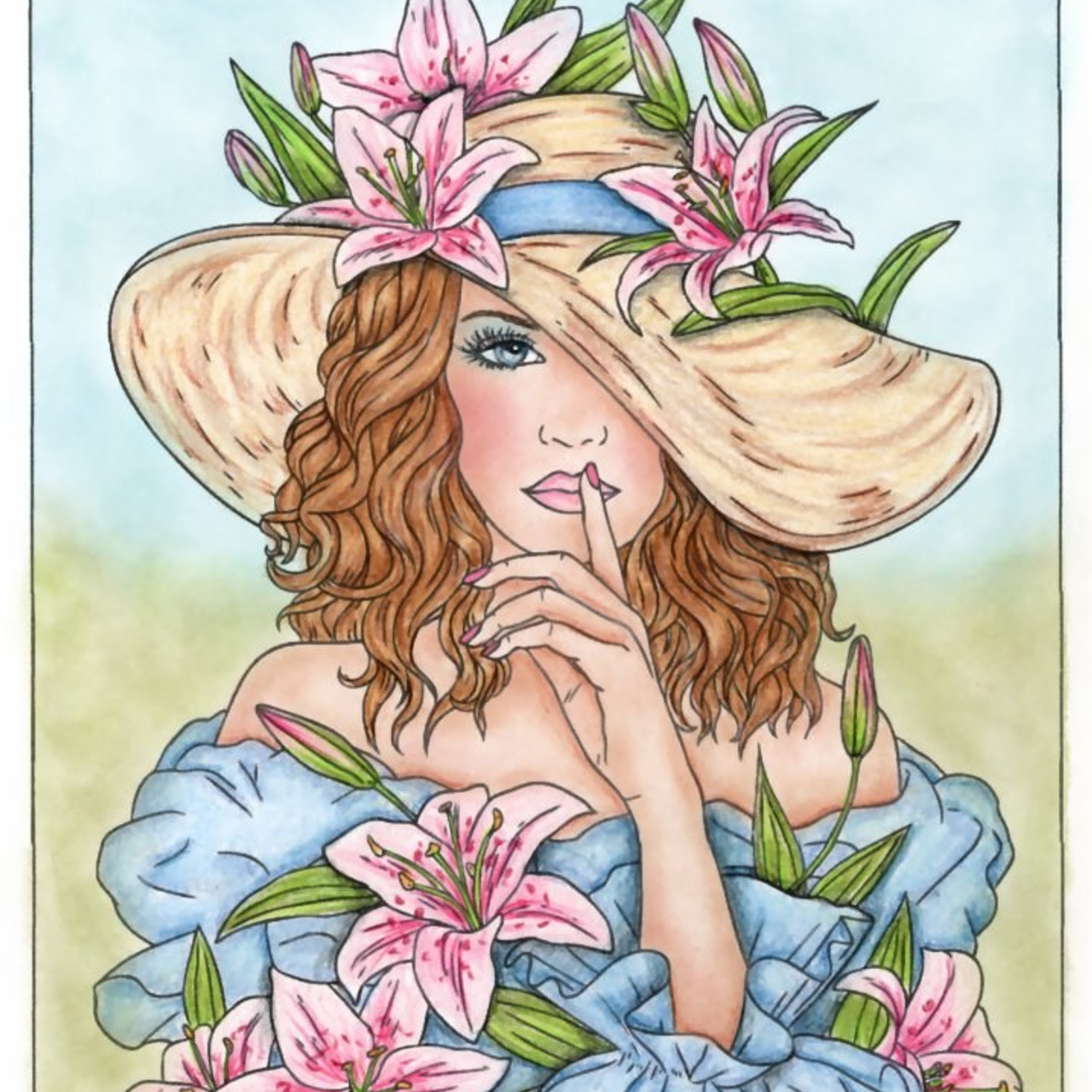 Fashion раскраска Алёны Лазаревой. Раскраски Алёны Лазаревой