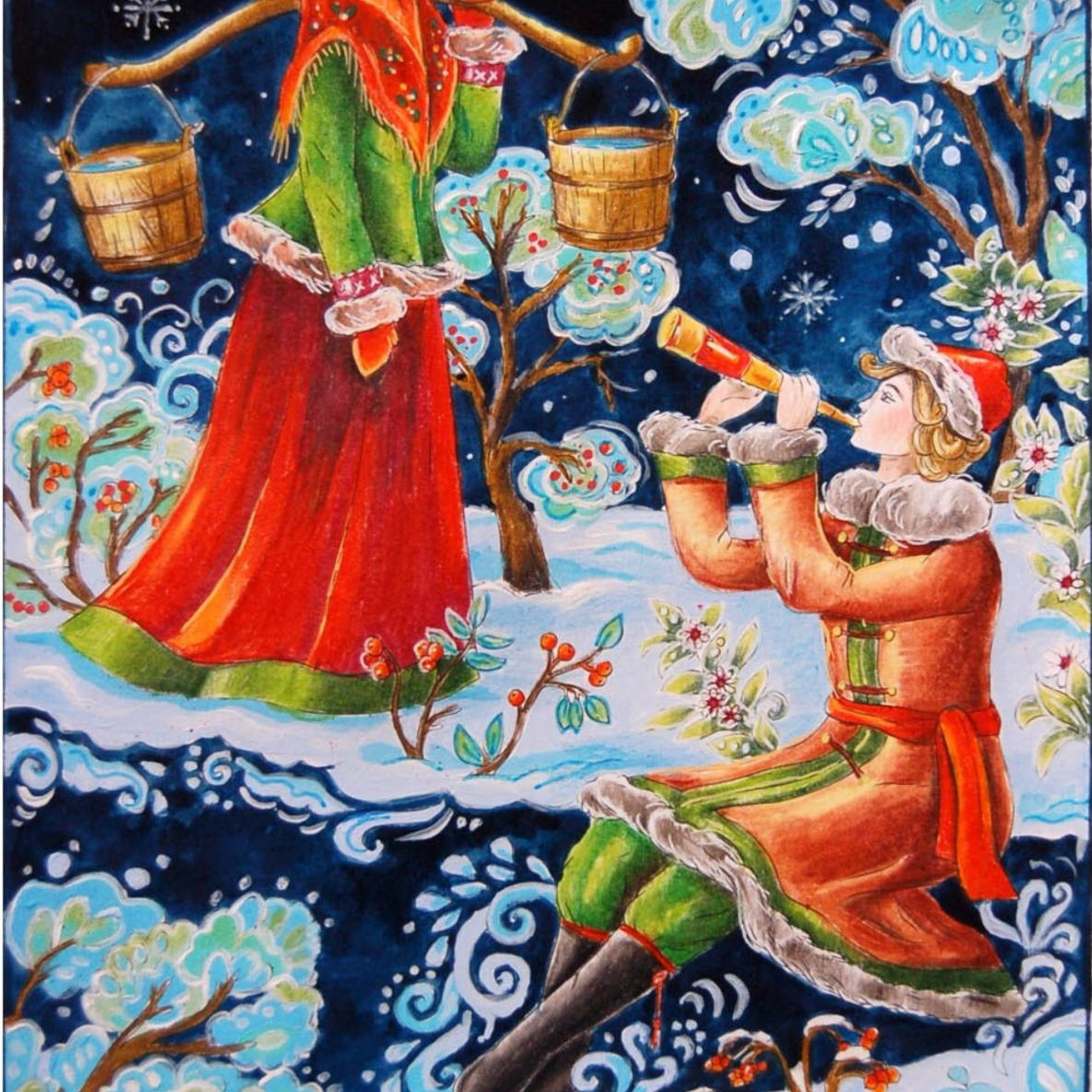 Новогодний Сюрприз Авторская раскраска Алёны Лазаревой. Раскраски Алёны Лазаревой