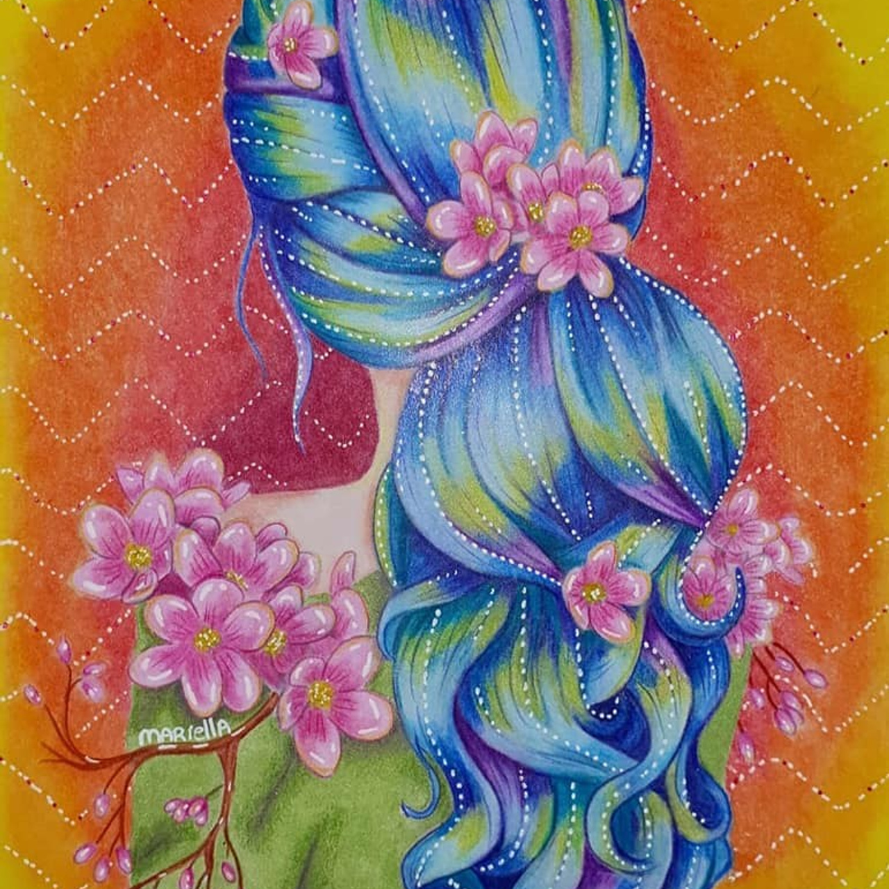 Elegant Beauties Авторская раскраска Алёны Лазаревой. Раскраски Алёны Лазаревой