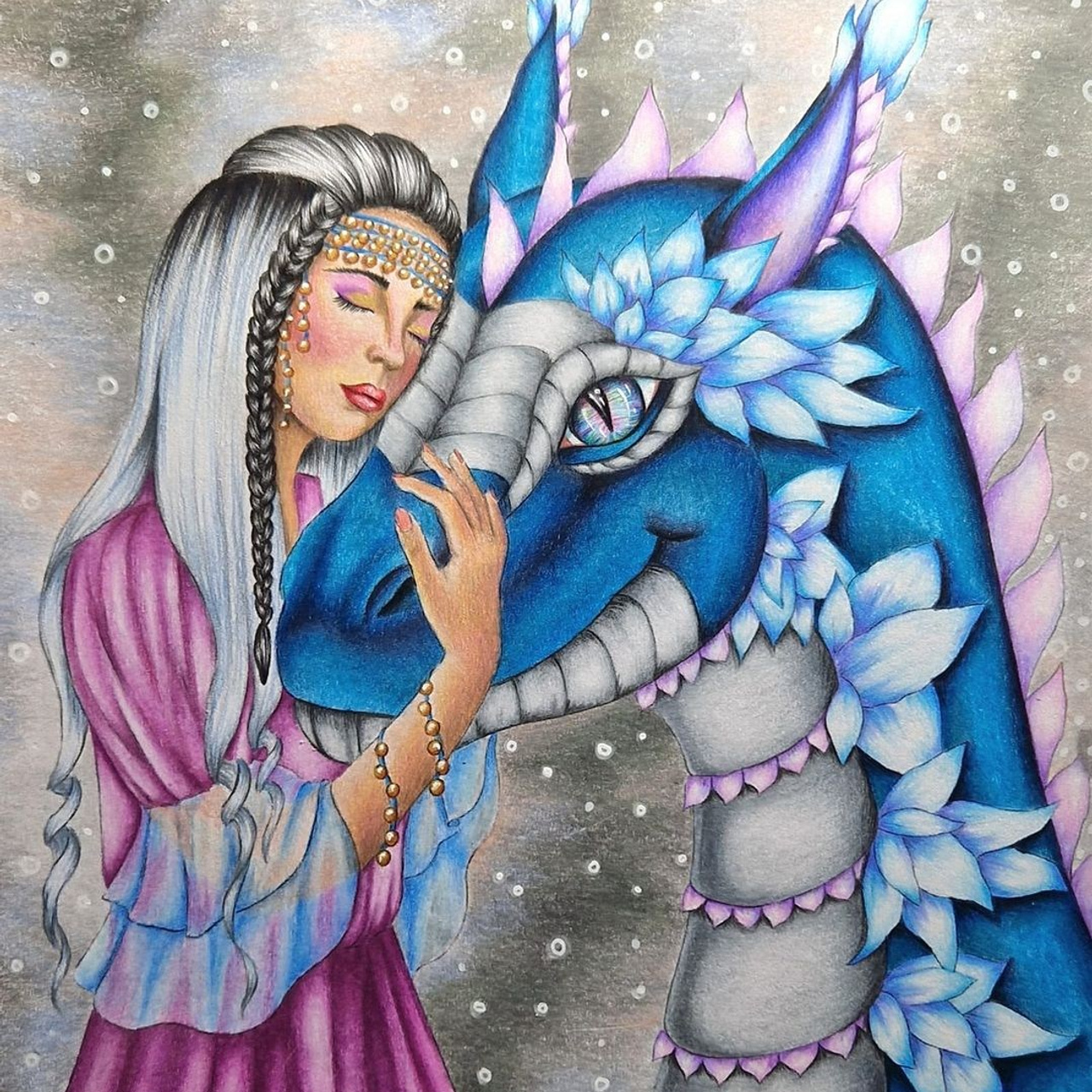 Авторская раскраска Алёны Лазаревой Mystical Worlds. Раскраски Алёны Лазаревой