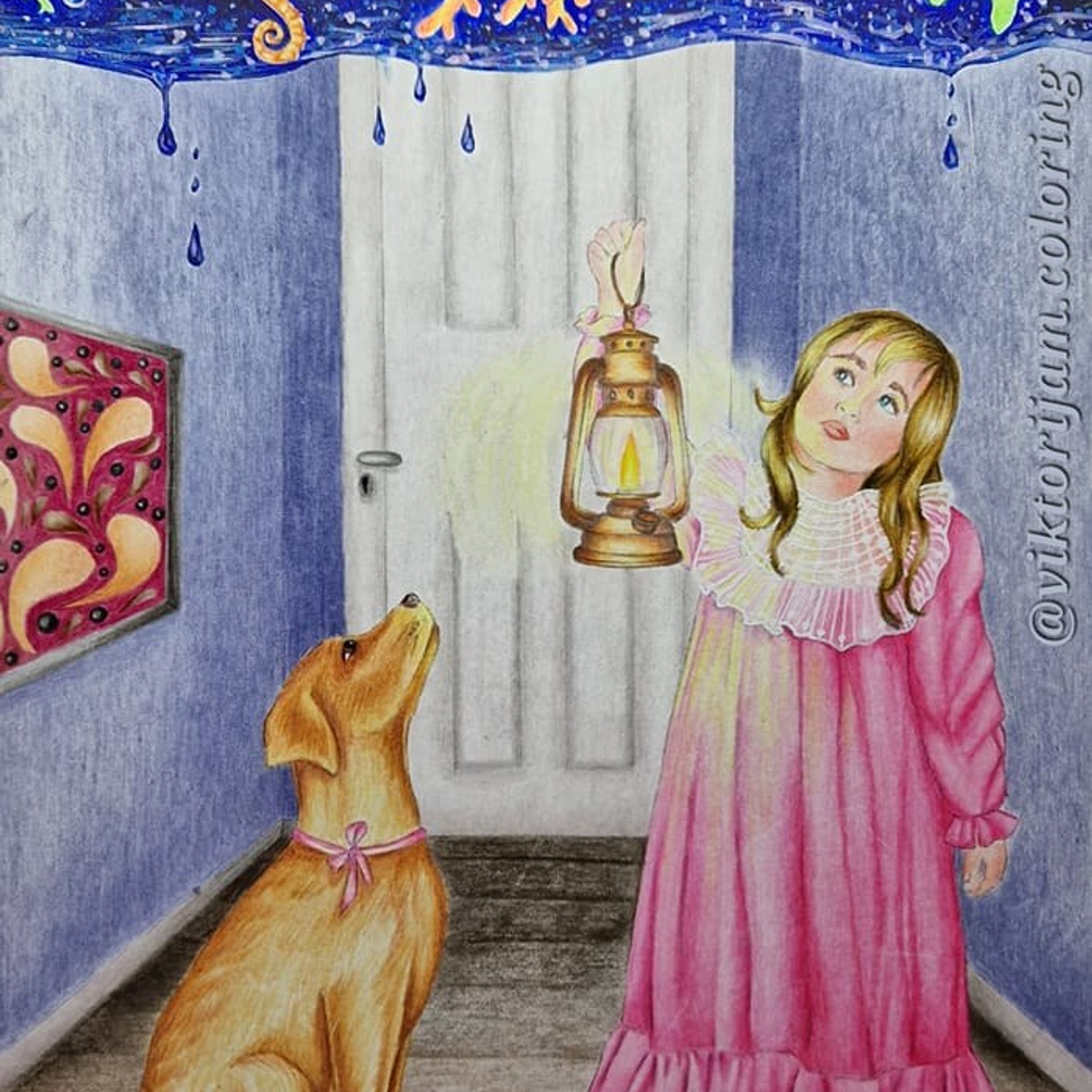 Dreams Авторская раскраска Алёны Лазаревой. Раскраски Алёны Лазаревой