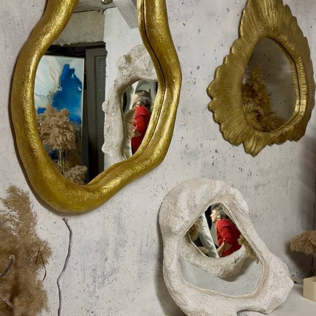 Наши работы и отзывы. MONA-ART. Студия авторского декора на заказ: зеркала-скалы по вашим размерам, столики, 3D панно, интерьерные картины, торшеры, светильники,