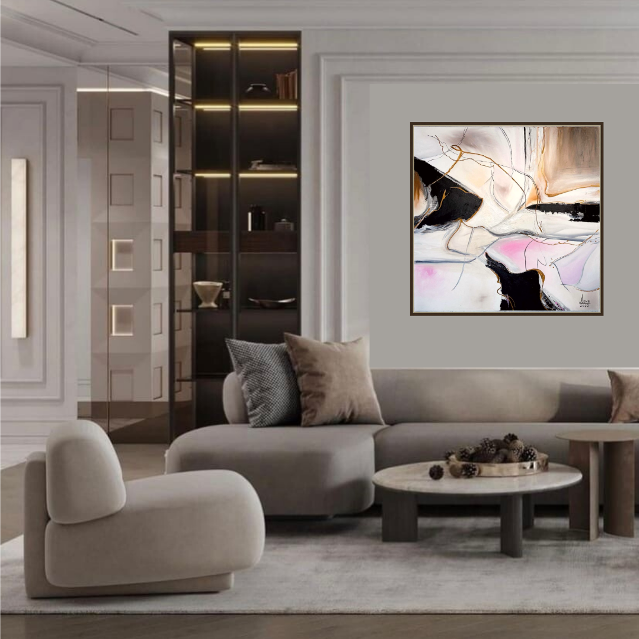 СИЛУЭТЫ 54.900 RUB. Купить premium art, интерьерные картины в интернет-магазине MONA