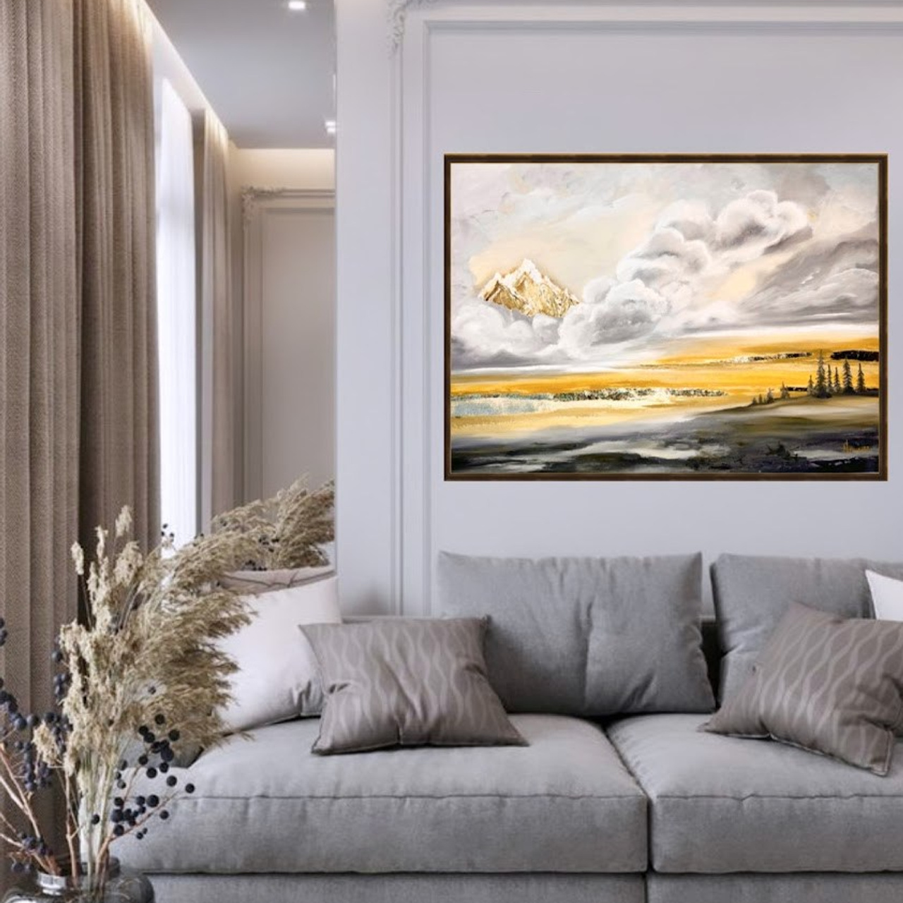 Эксклюзивная картина на заказ– вдохновение в искусстве Картина для спальни– гармония в интерьере Настенное панно– авторская работа с поталью. Купить premium art, интерьерные картины в интернет-магазине MONA