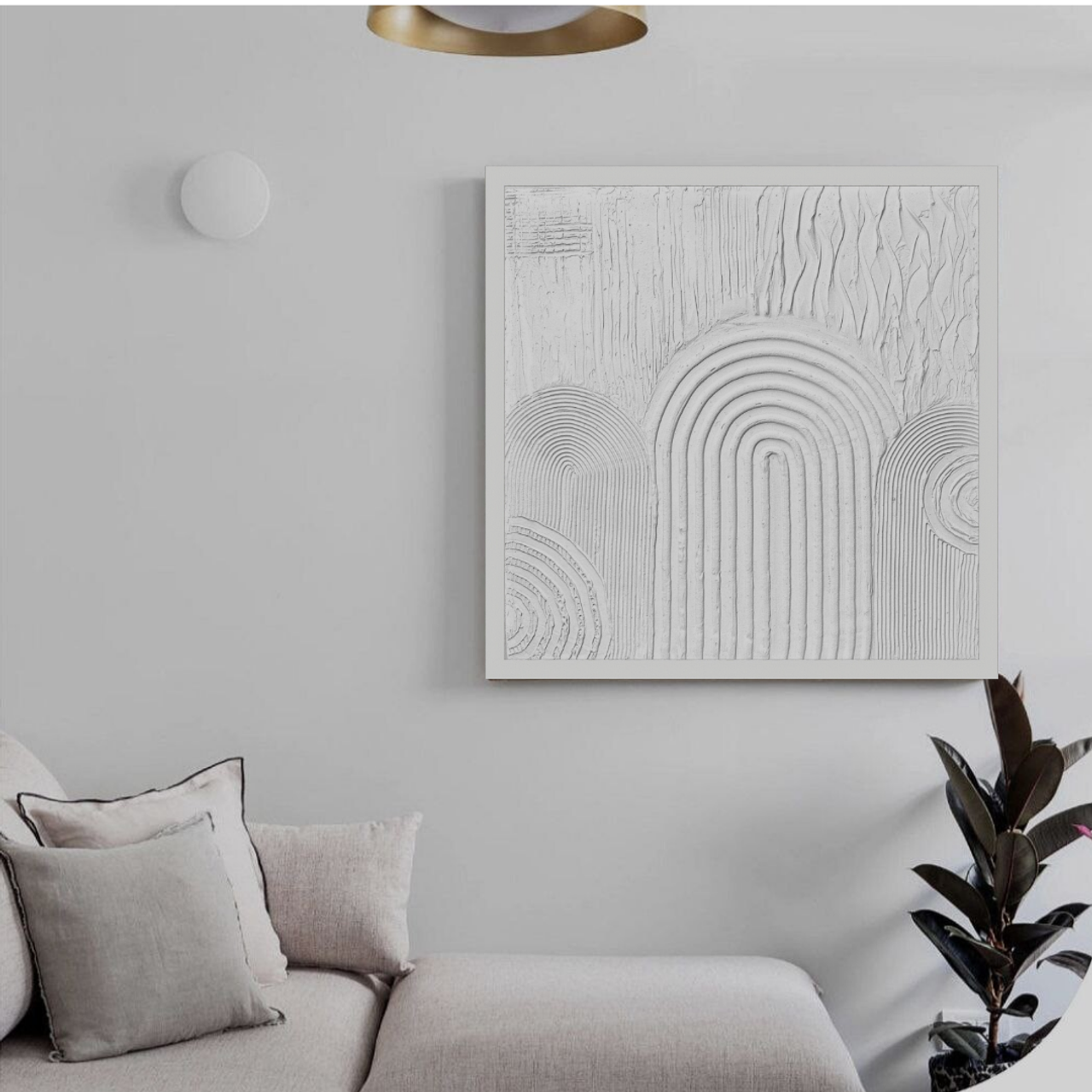 Картина с геометрической абстракцией. Объемная текстурная картина. Купить premium art, интерьерные картины в интернет-магазине MONA