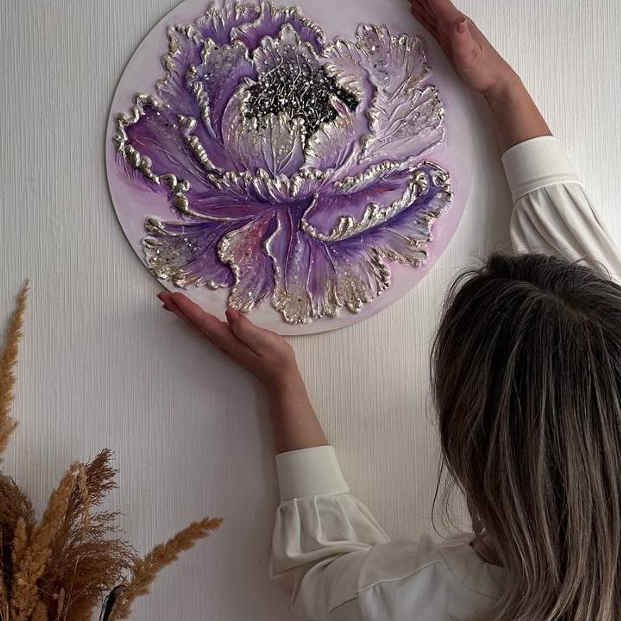 «Pion Purple» за 60 евро. Купить premium art, интерьерные картины в интернет-магазине MONA