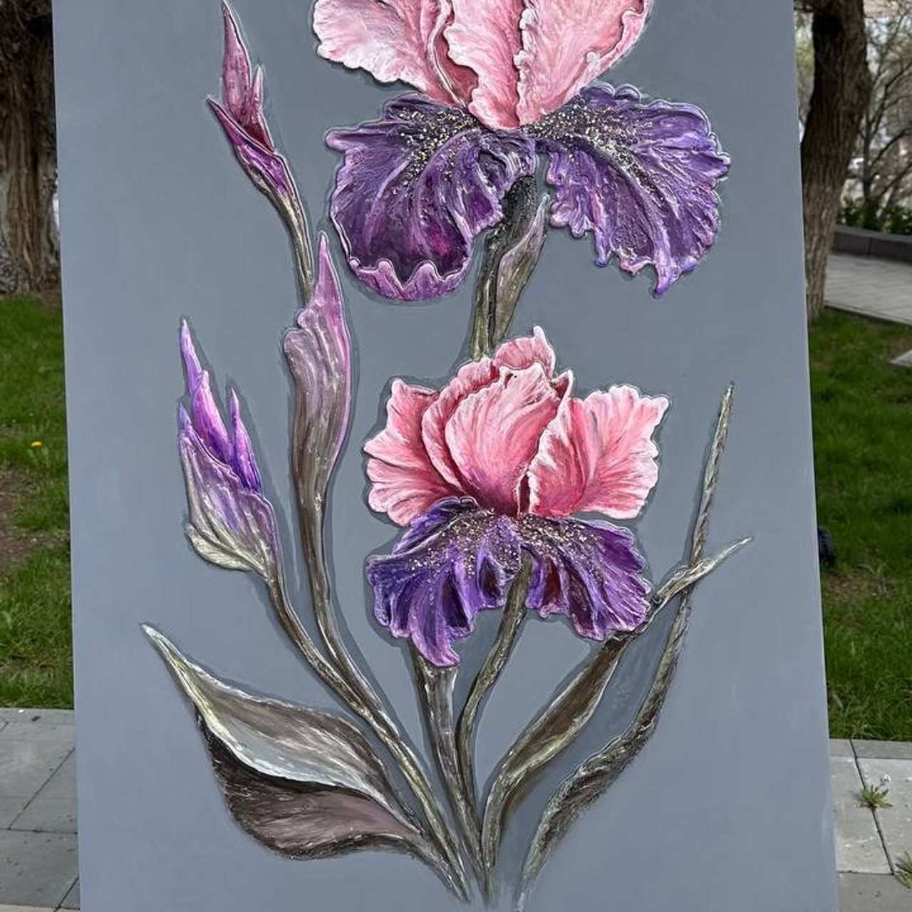 ИРИСЫ 52.000 RUB. Купить premium art, интерьерные картины в интернет-магазине MONA