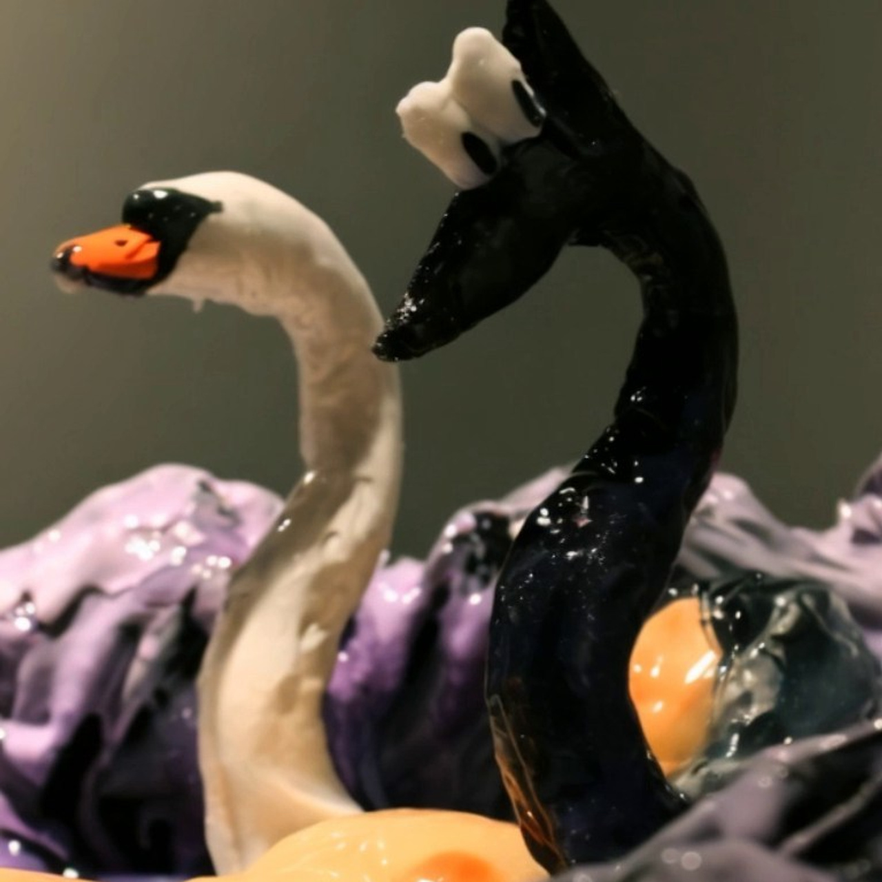 “The Worm and the Swan”, 2024. Ksenia Markelova, multidisciplinary artist, Yekaterinburg