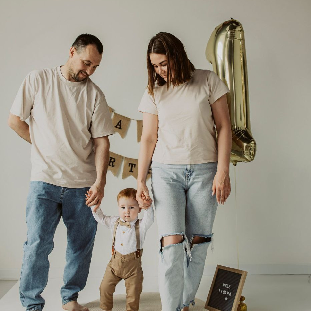 Детская фотосессия. Фотосессия на годик. Годовасие. Фотостудия «Птичка» Мытищи,