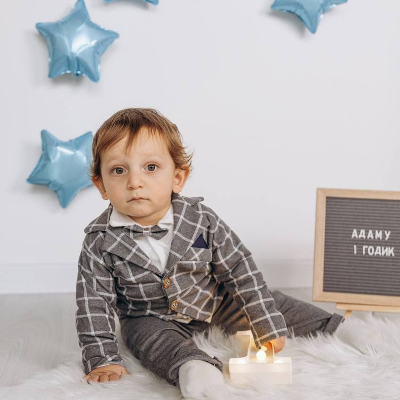 годик сыну фотосессия