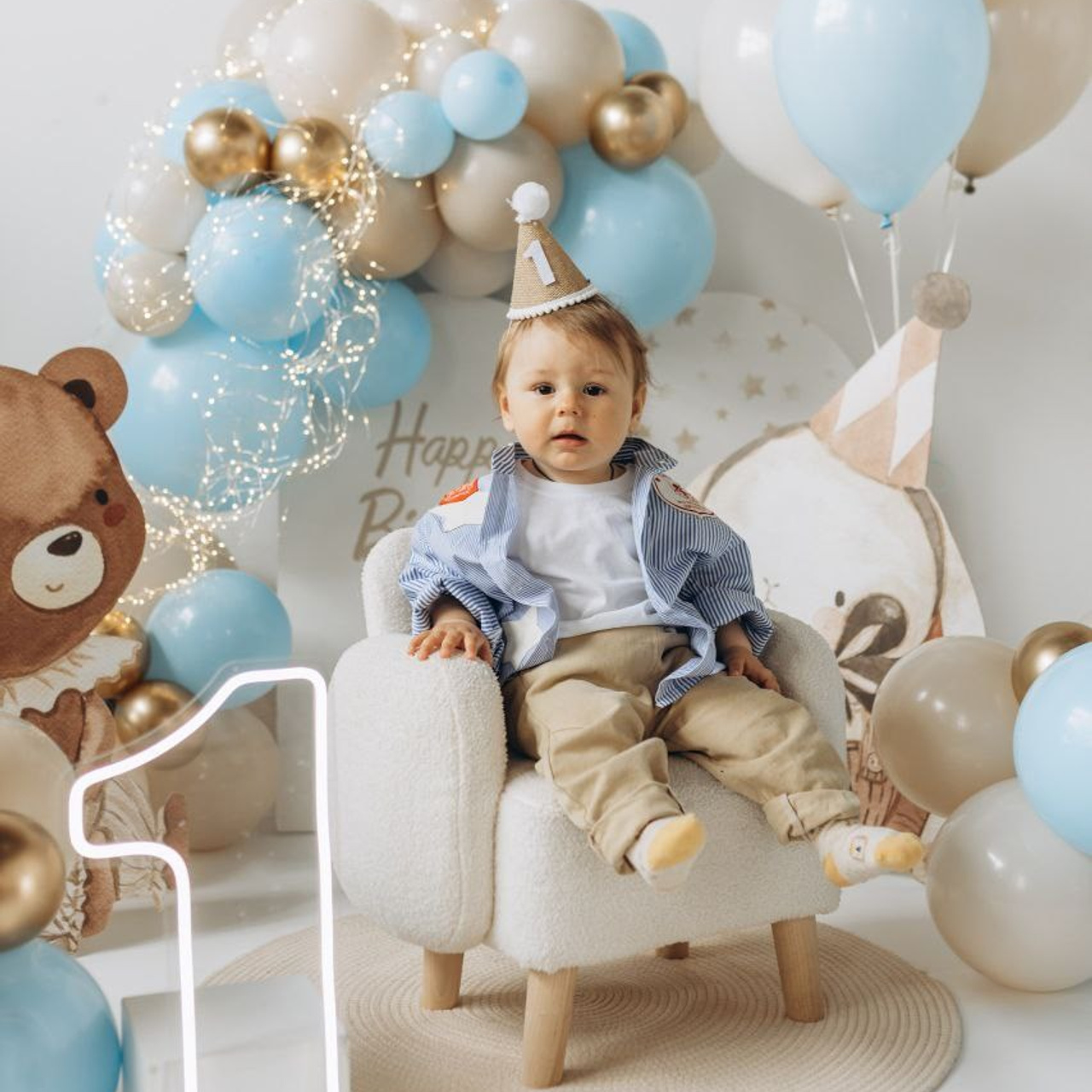 Детская фотосессия. Фотосессия на годик. Годовасие. Фотостудия «Птичка» Мытищи,