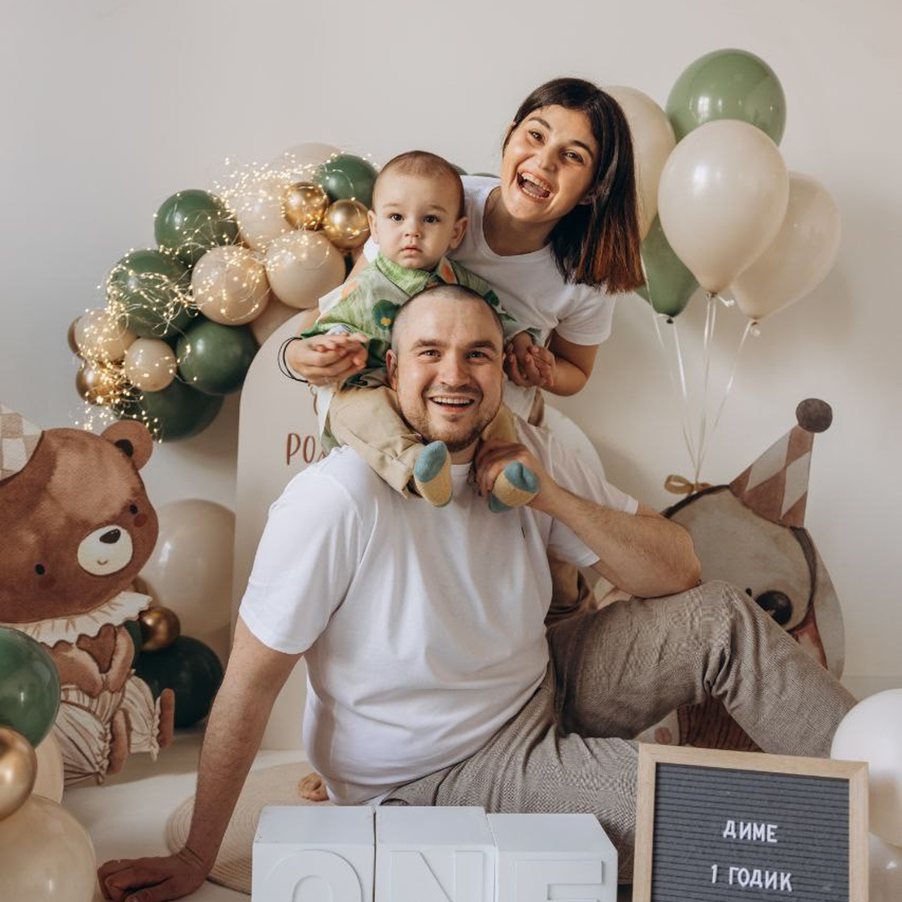 Детская фотосессия. Фотосессия на годик. Годовасие. Фотостудия «Птичка» Мытищи,