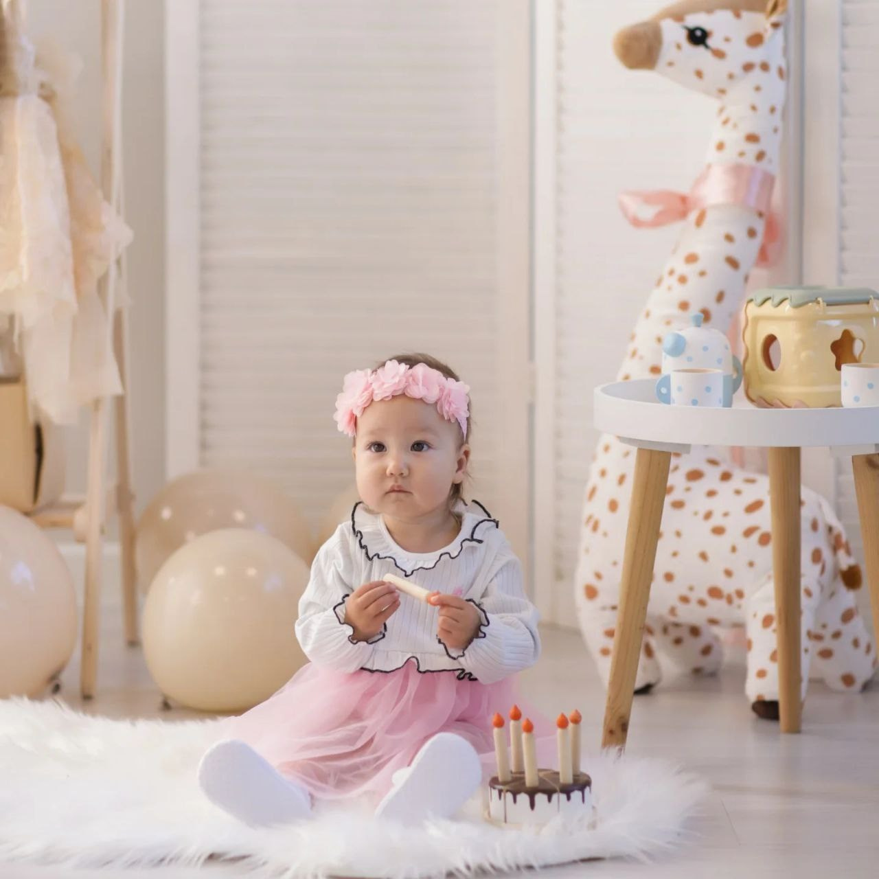 Детская фотосессия. Фотосессия на годик. Годовасие. Фотостудия «Птичка» Мытищи,