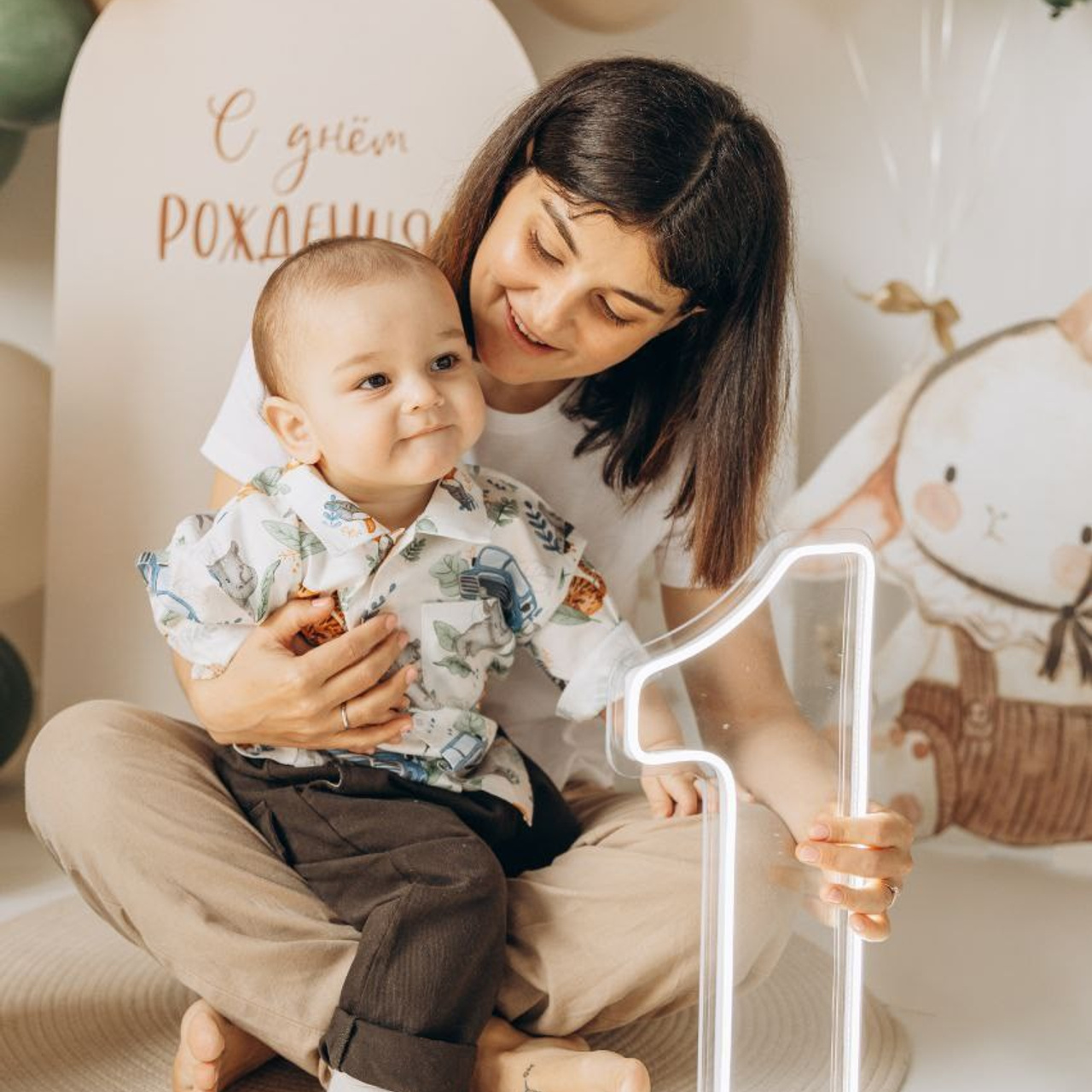 Детская фотосессия. Фотосессия на годик. Годовасие. Фотостудия «Птичка» Мытищи,