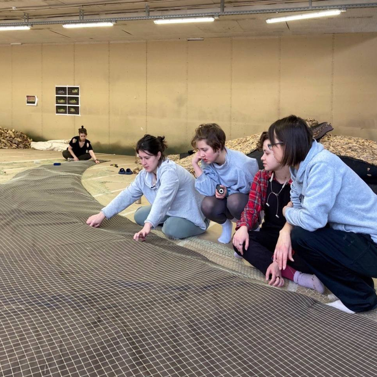 Декорации для спектакля «Лес» | МХАТ им. Горького. История занавеса. Превращаем идею в технологию