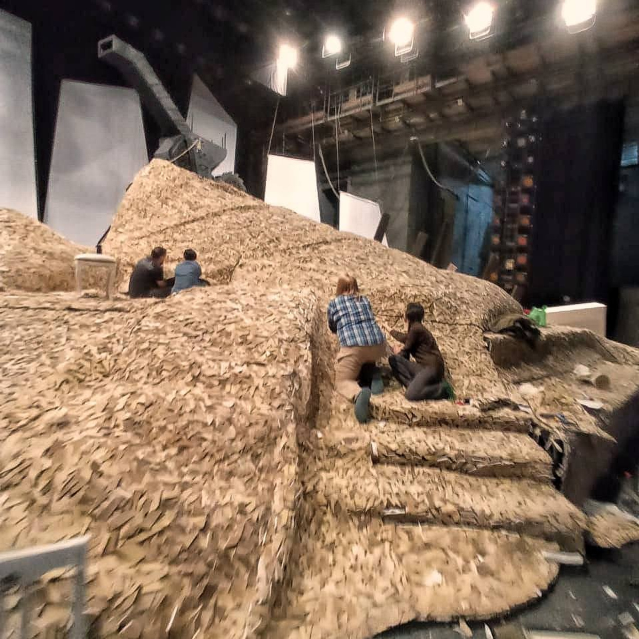 Декорации для спектакля «Лес» | МХАТ им. Горького. История занавеса. Превращаем идею в технологию