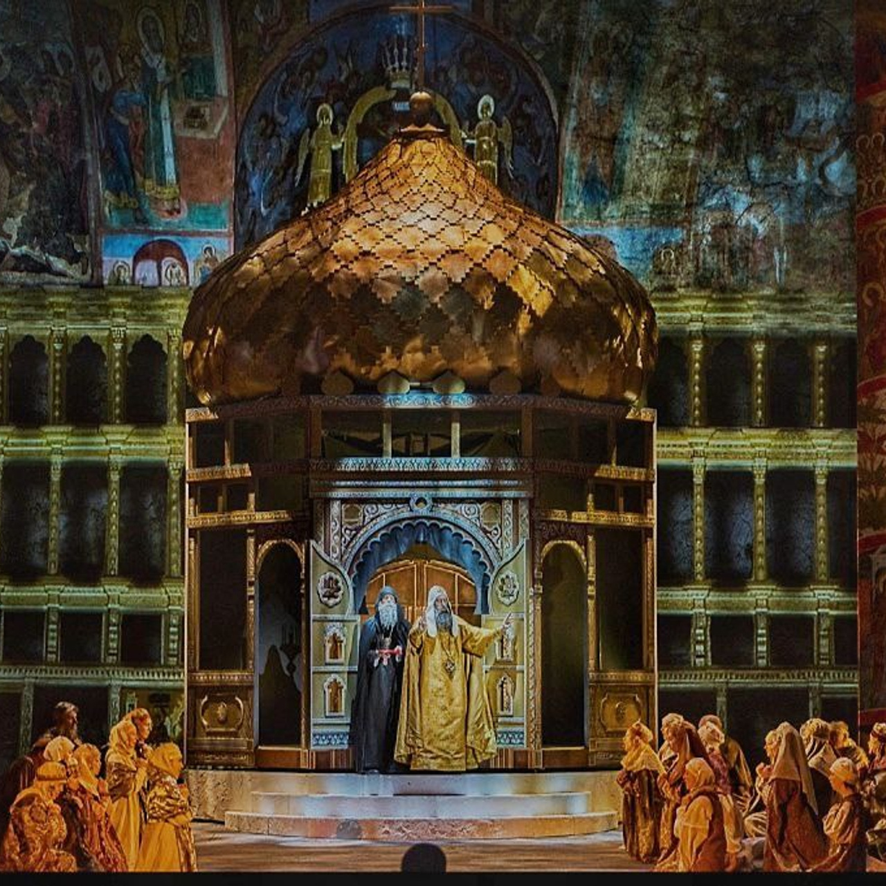 Декорации для оперы «Опричник» | НОВАТ. История занавеса. Превращаем идею в технологию