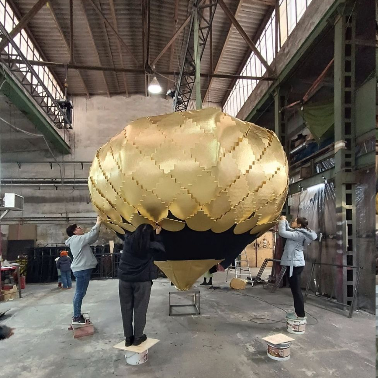 Декорации для оперы «Опричник» | НОВАТ. История занавеса. Превращаем идею в технологию