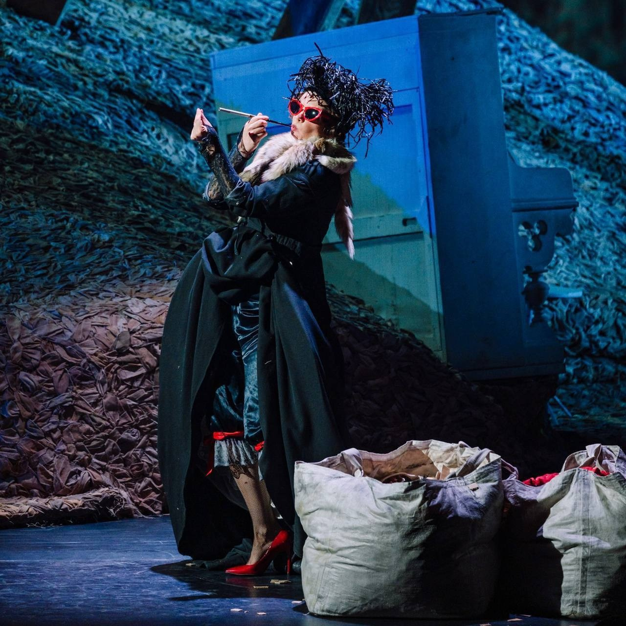 Декорации для спектакля «Лес» | МХАТ им. Горького. История занавеса. Превращаем идею в технологию