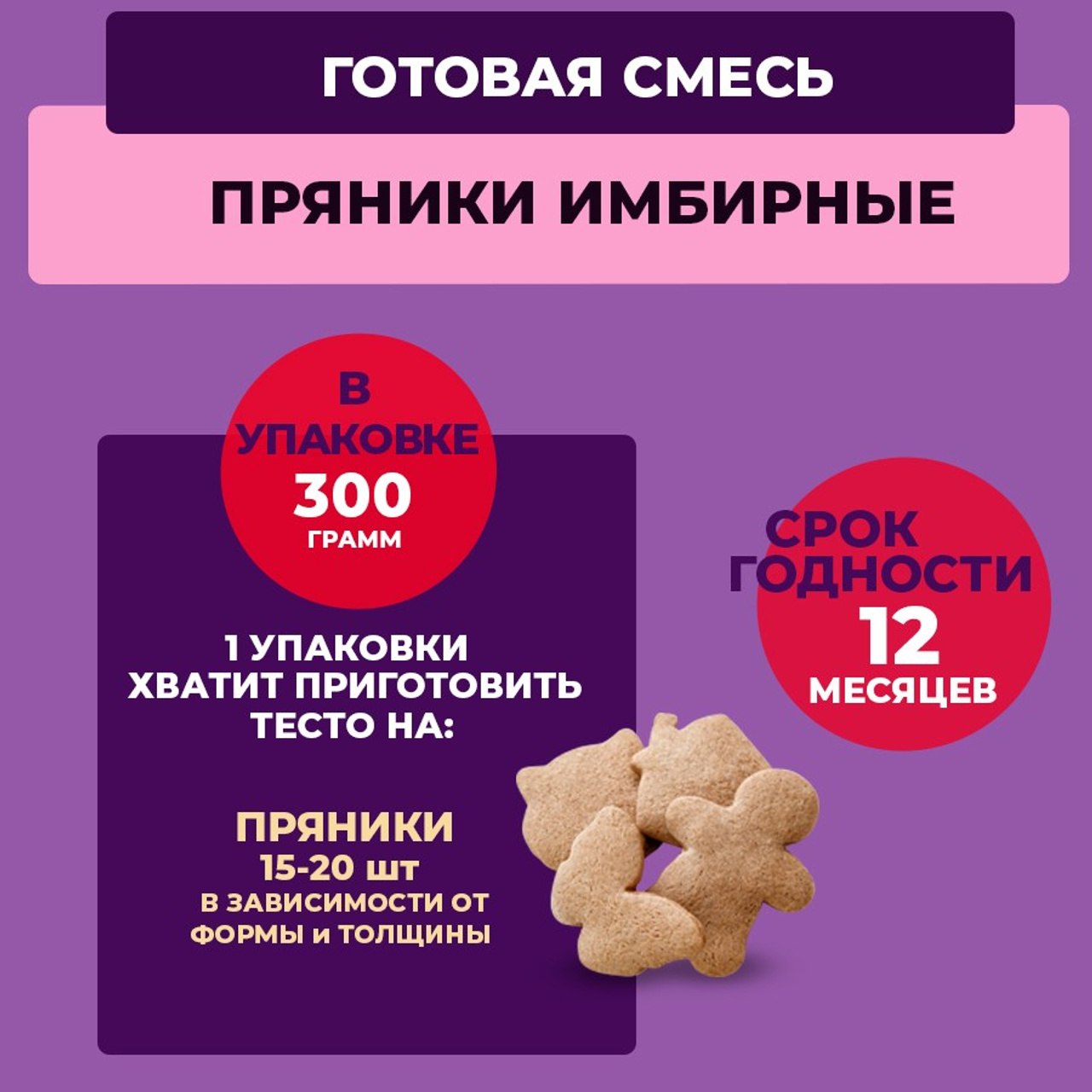 Смесь пряники. Vanilica, товары для кондитеров