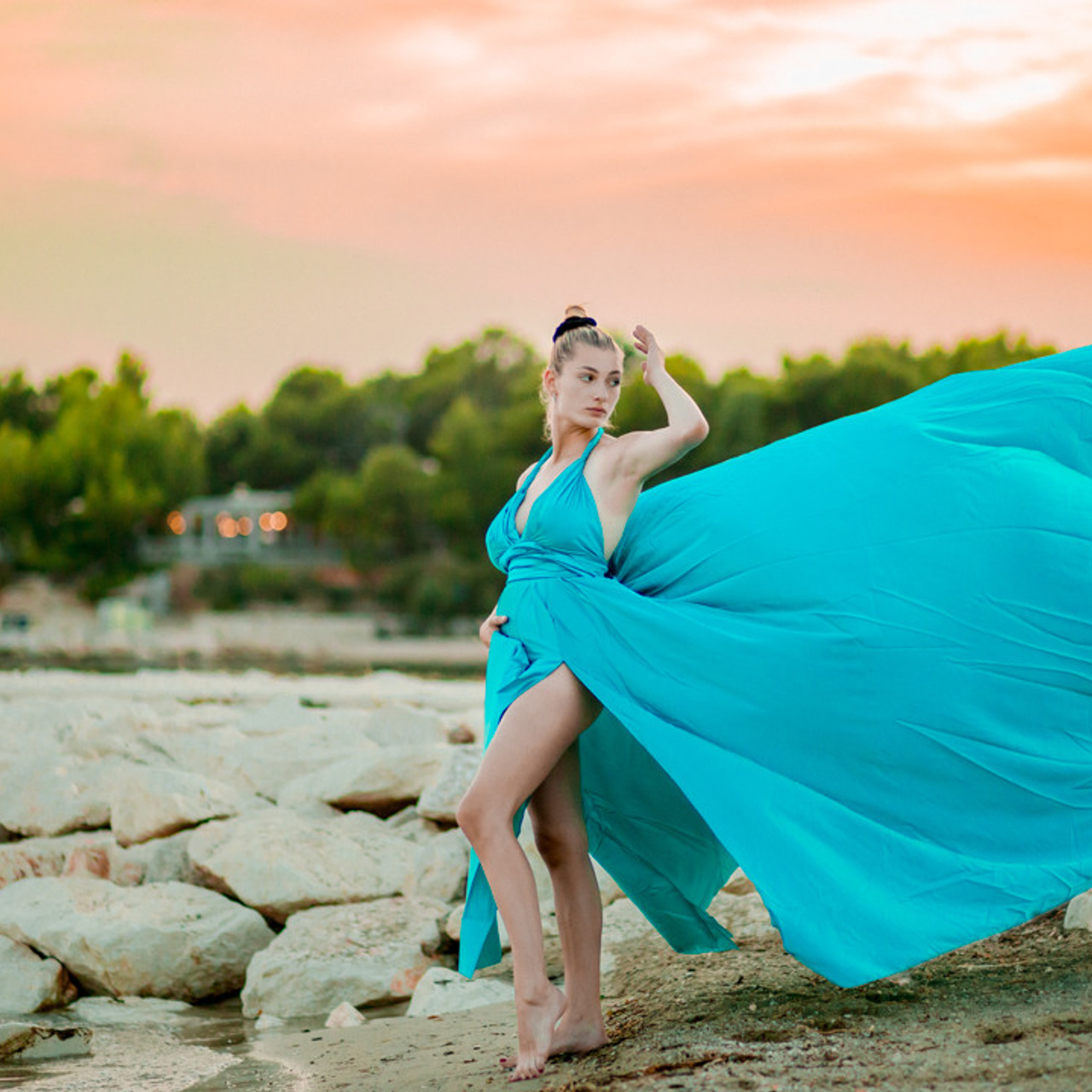Flying Dress Photo Croatia. Flying Dress Photographer in Croatia, Montenegro, Bosnia, Italy, all EU