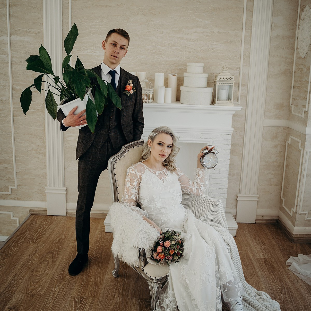 Свадебная история. Контент съемка под ключ. Световое шоу / Москва и Мо