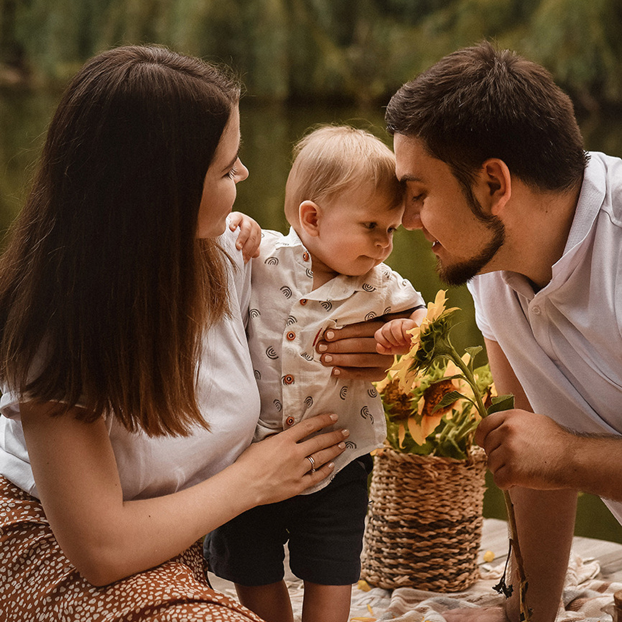 Вера, Максим и Миша