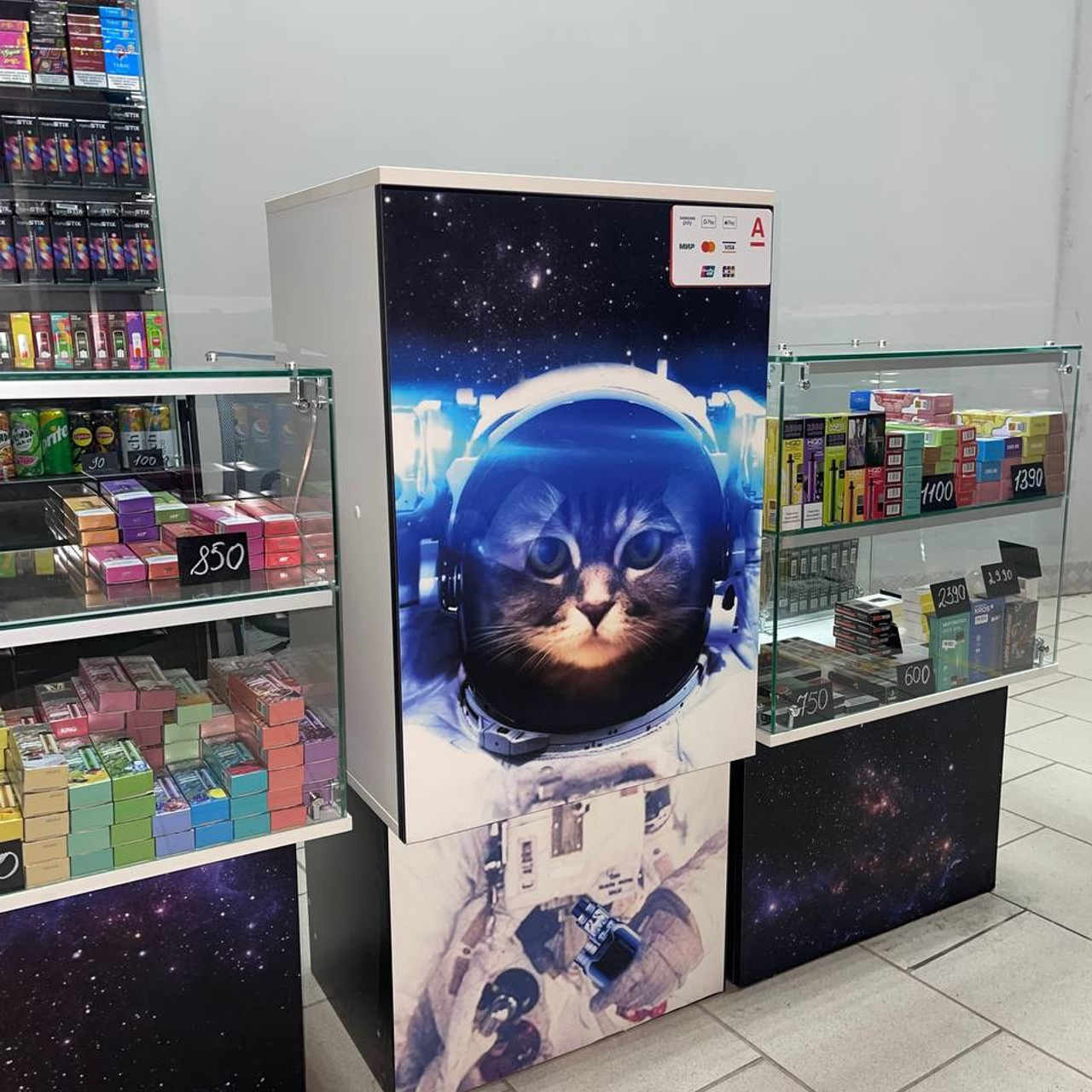 Самоклейка с напольной ламинацией 