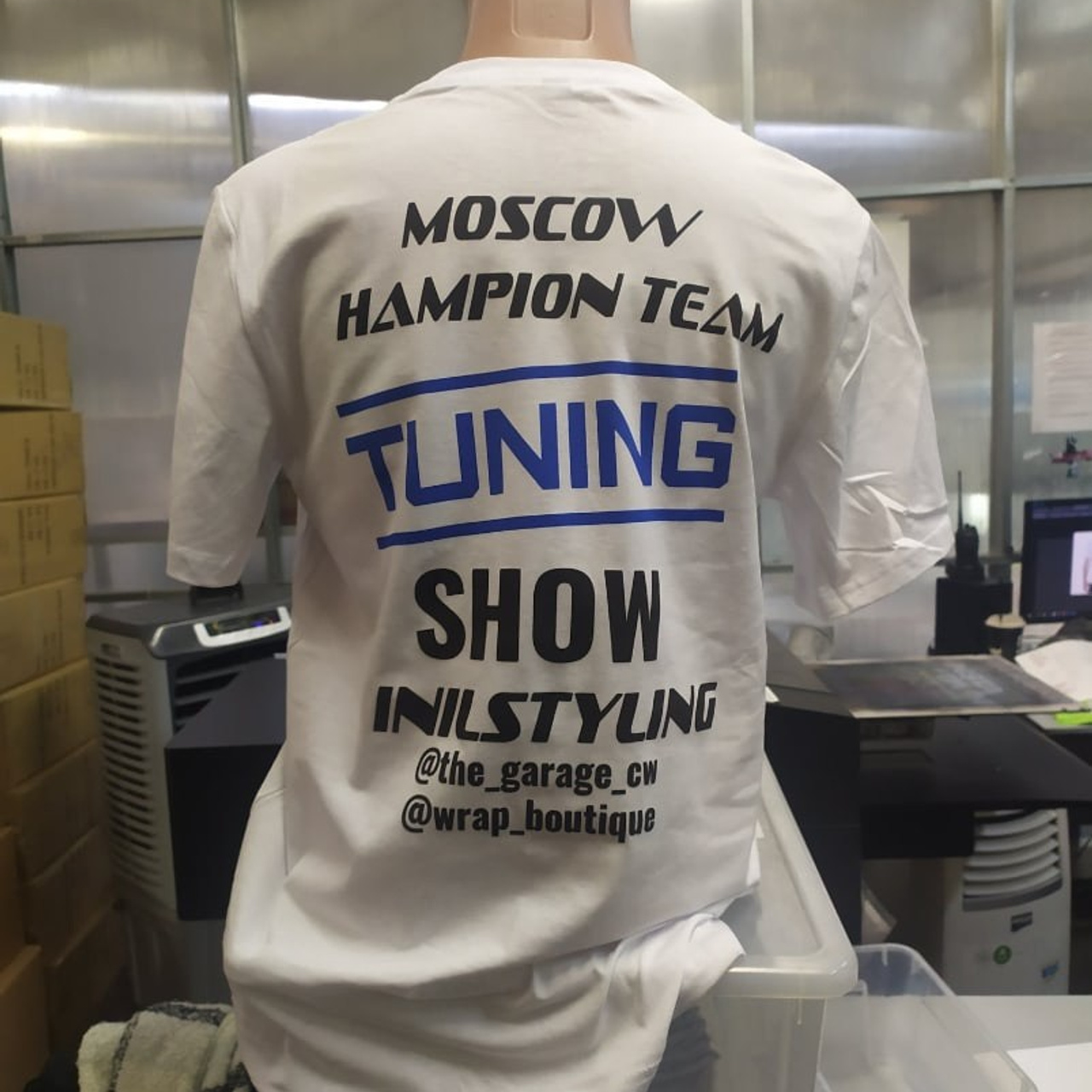 Печать на футболке 