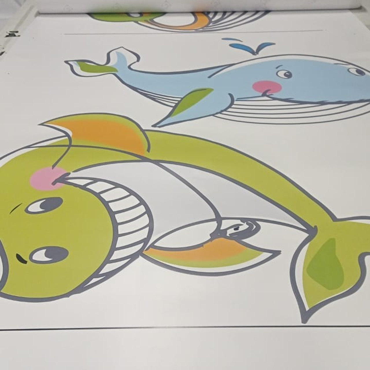 Самоклейка матовая с резкой по контуру