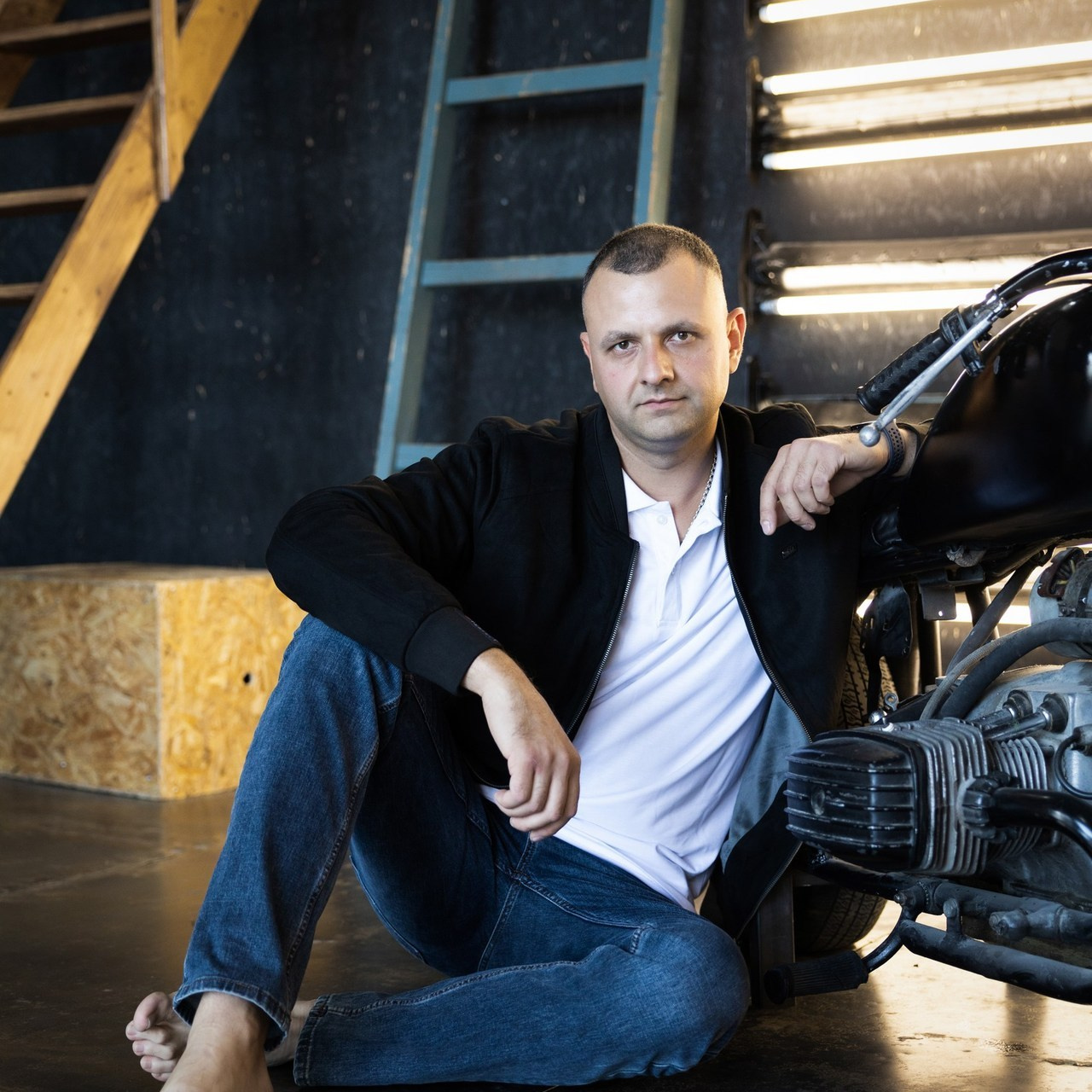 Съёмка для Евгения в зале Sklad