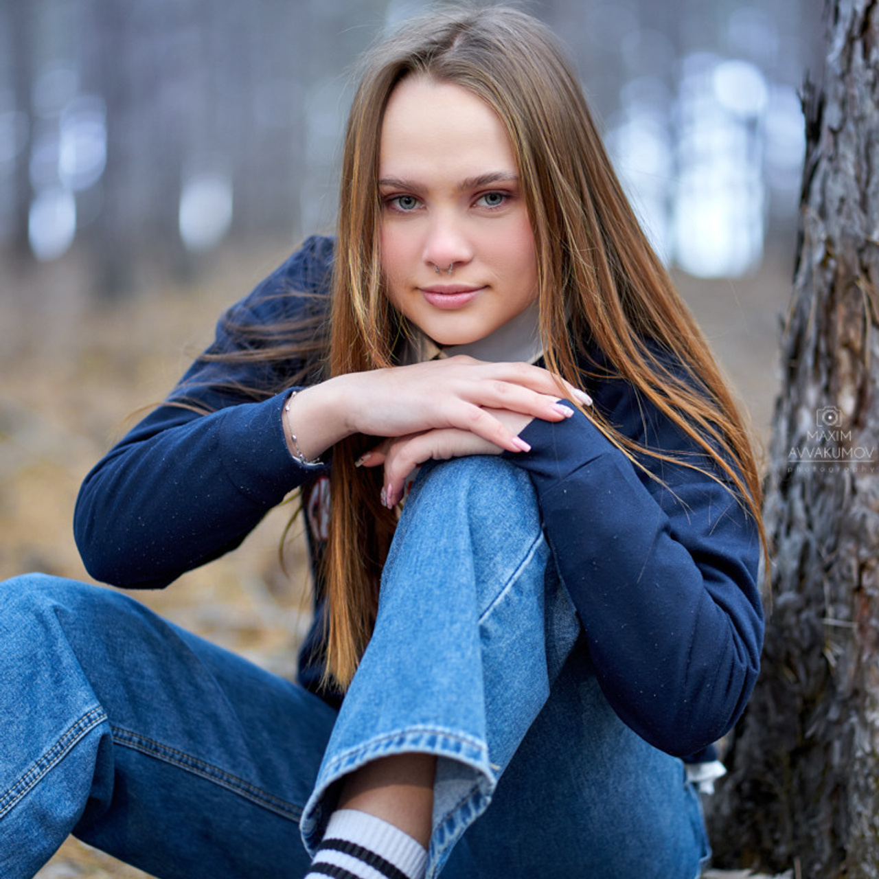 Лиза, прогулка в лесу. Портретный и свадебный фотограф в Крыму Аввакумов Максим