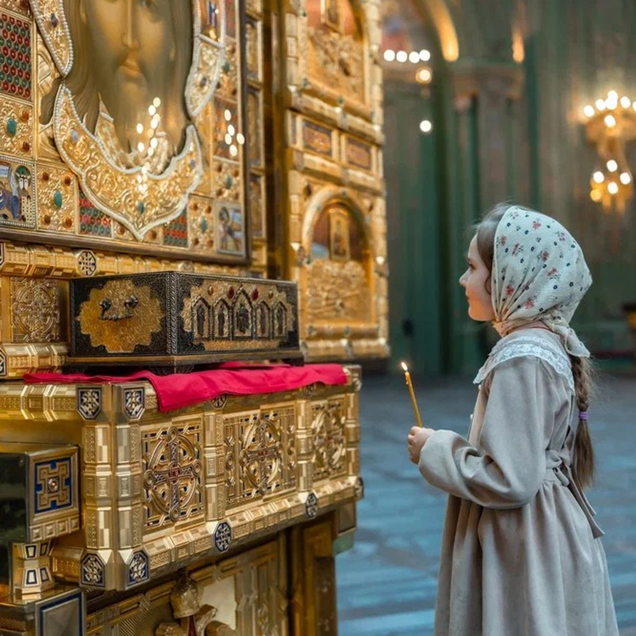 Съемка семьи в Соборе Воскресения Христова