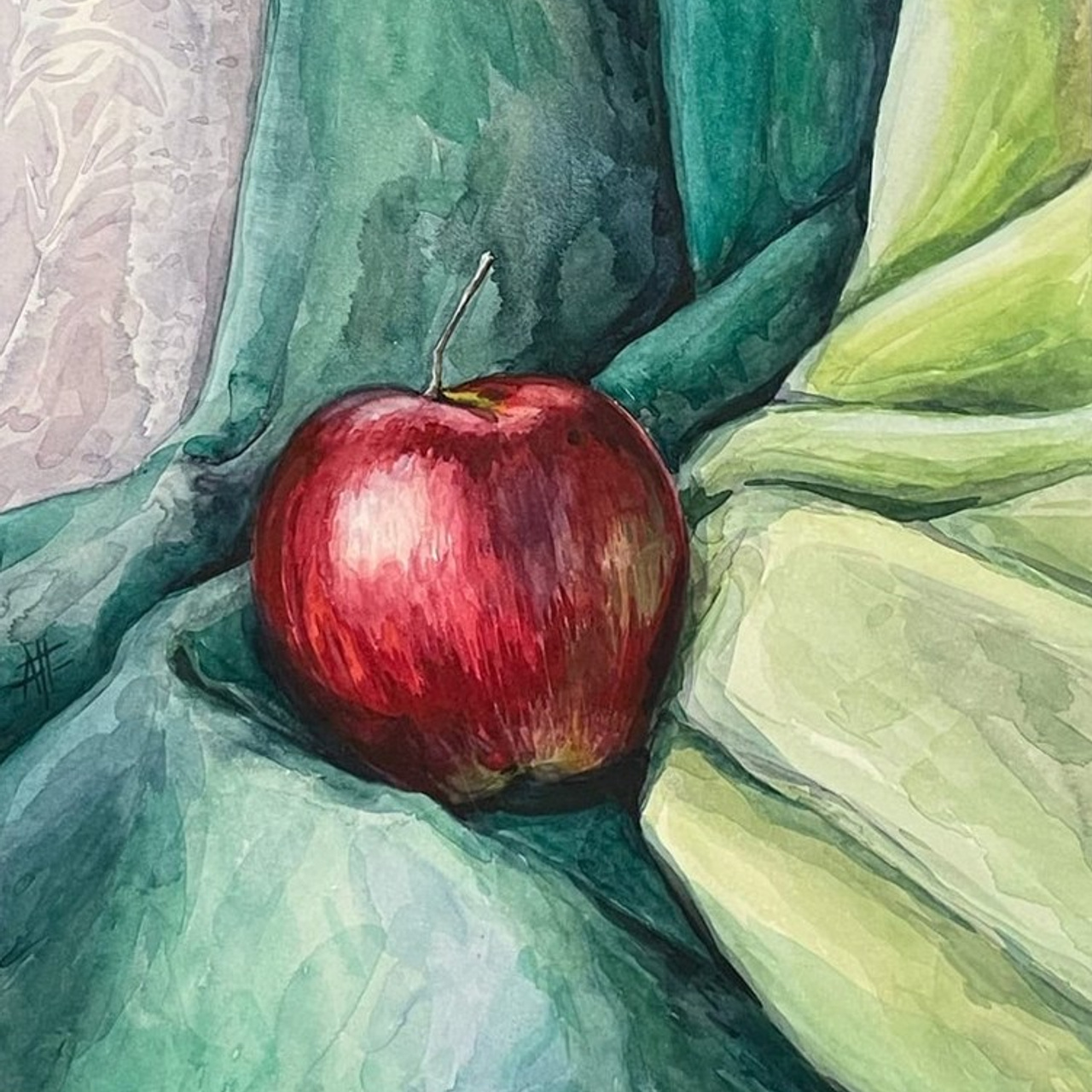 «Учебный». Акварель, 21х29,7 см., 2021