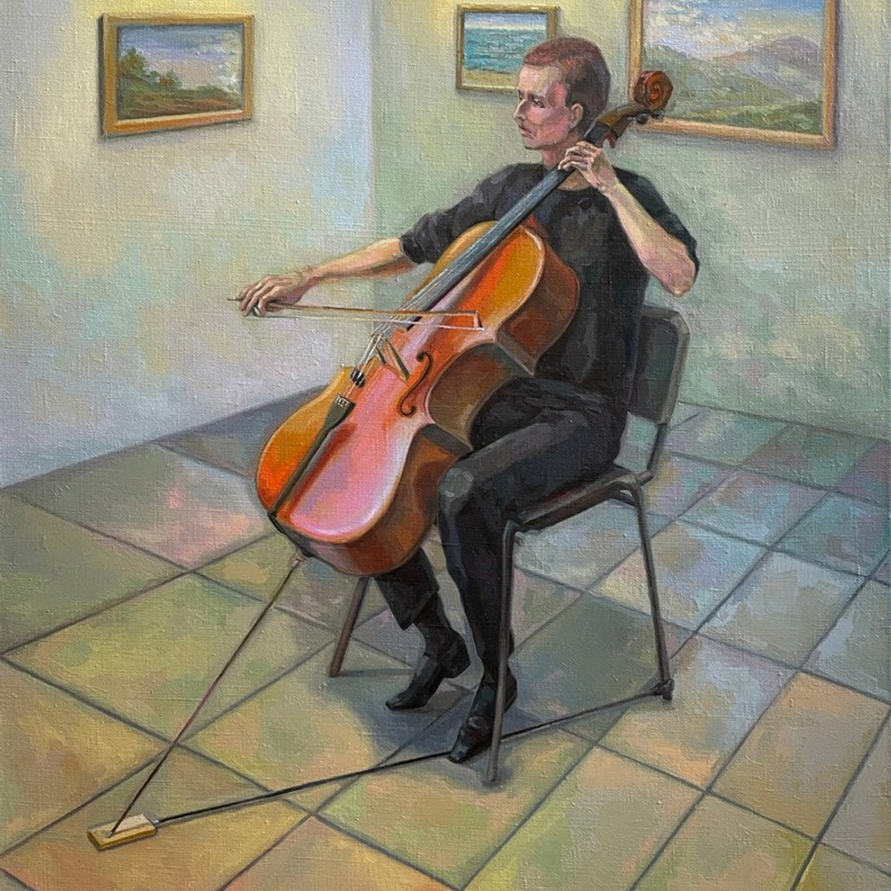 «Классическое искусство». Масло, 60х80 см., 2024