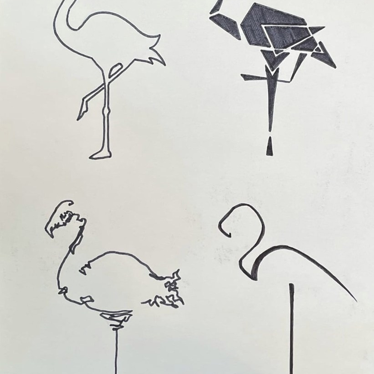 Наброски. Синий махаон