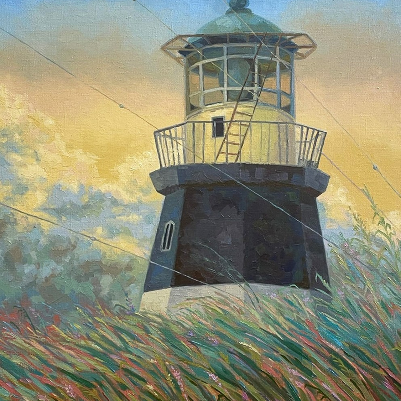 «Маяк Корсаковский». Масло, 50х60 см., 2023